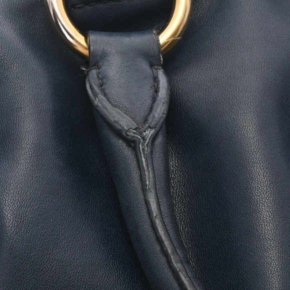 Prada Tote Bag Metal Fittings Leather 2way Bag - Picture 7 of 8